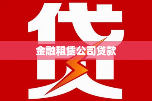 河口金融租赁公司贷款